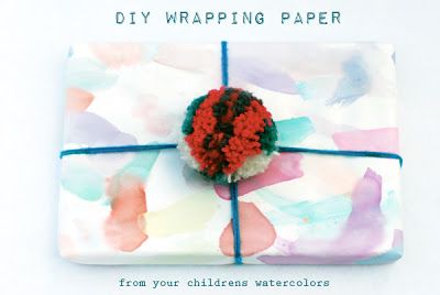 DIY wrapping paper