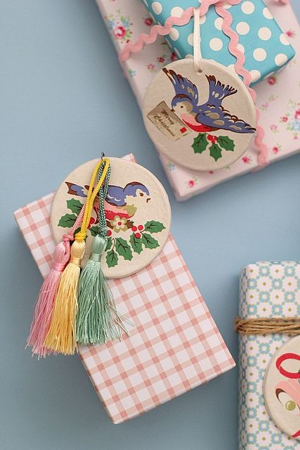 Gift Tag idea for Merry Makings Magazine by cafe noHut, via Flickr