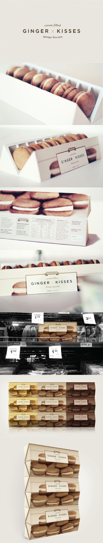 Ginger Kisses Packaging Re-design by Veronica Cordero. Well almost PD