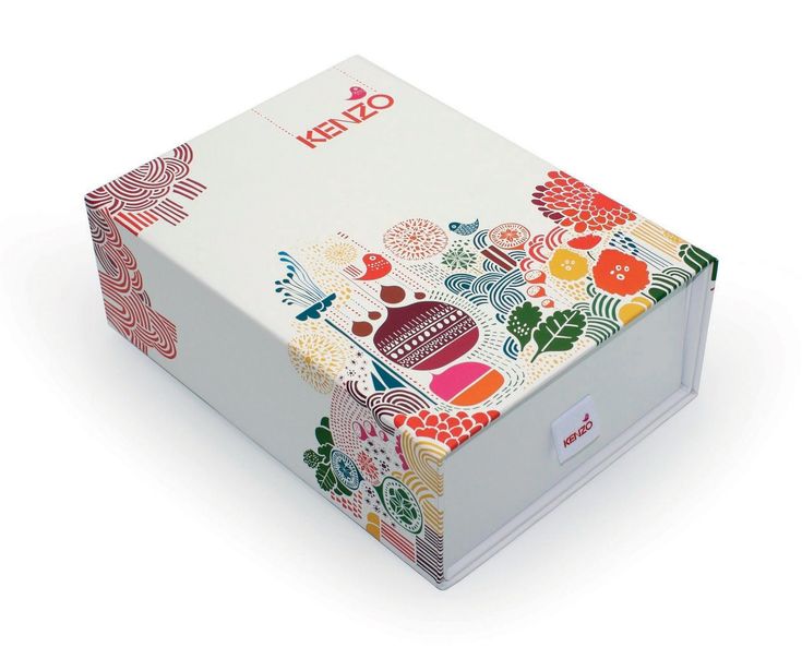 Great graphics on this Kenzo box #packaging PD