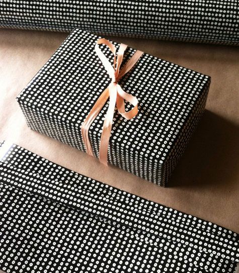 sequins print gift wrap | kate zaremba