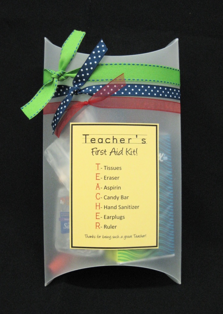 Make first aid kits and donate them to local elementary schools