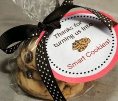 Teacher Appreciation Gift Idea-Smart Cookies Printable