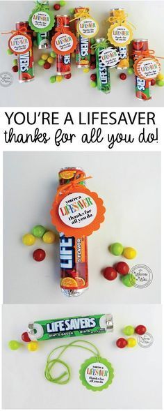 You're a LIFESAVER—Thanks For All You Do! Teacher Recognition, Employee Re...