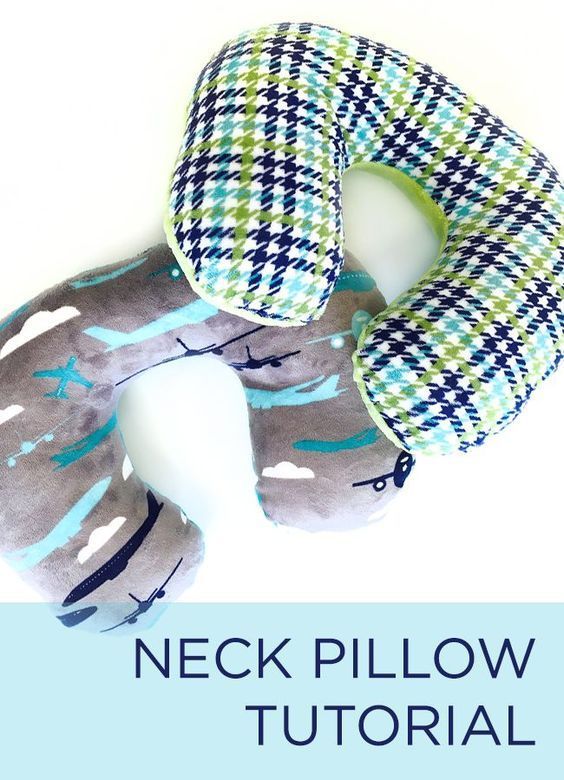 Free Neck Pillow Sewing Pattern + 7 other Free Sewing Patterns for Beginners - Y...