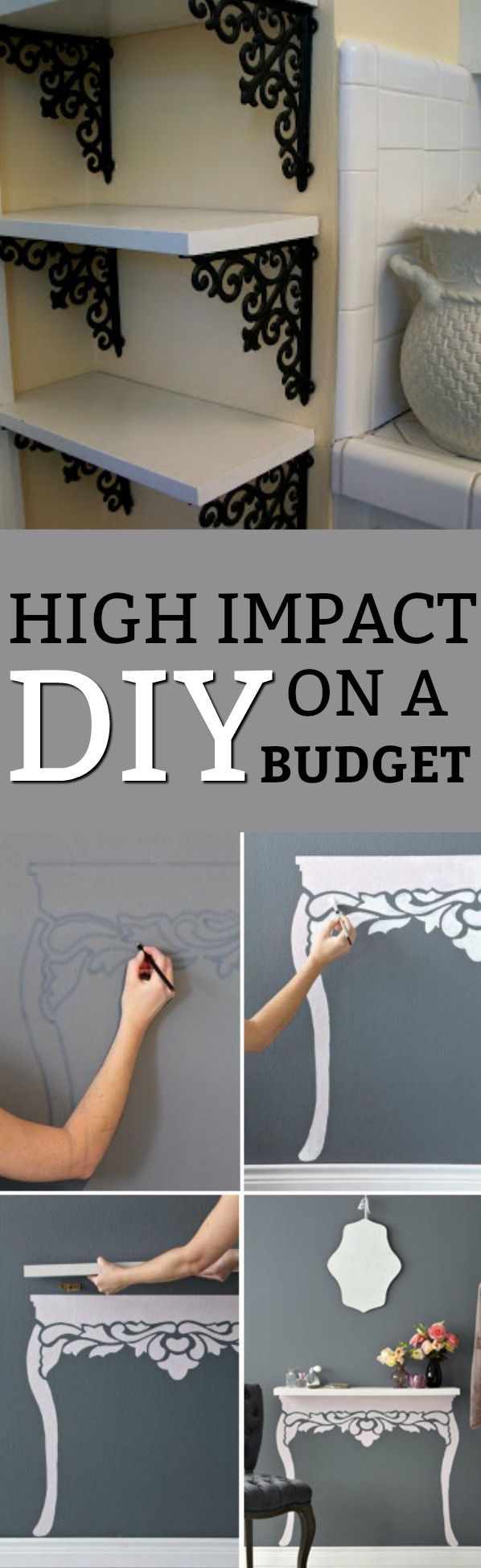 Today I want to share 17 High Impact DIYs On a Budget that will inspire you to ...