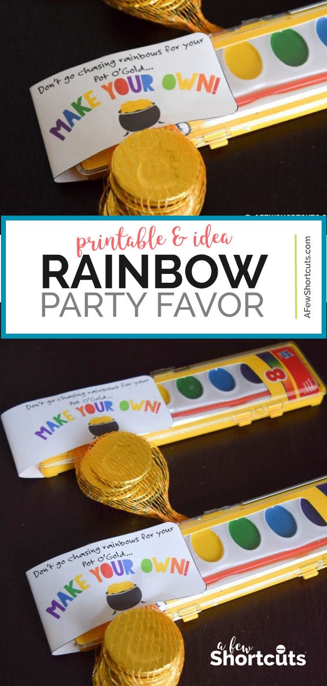 Are you looking for kid-friendly St Patricks or Rainbow Party Favors? This Make ...