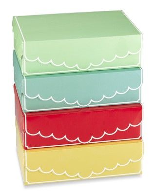 Cupcake Boxes, Set of 4 #WilliamsSonoma