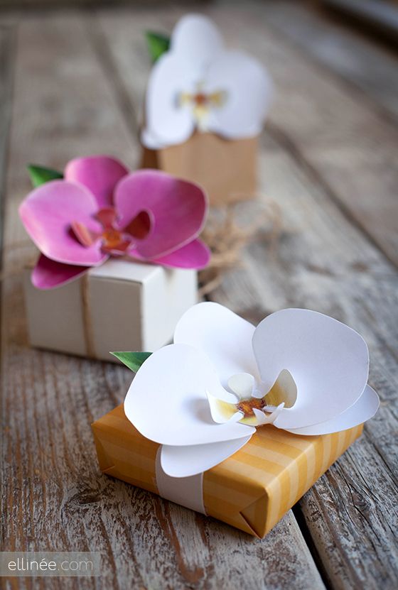 DIY Paper Orchid Flower