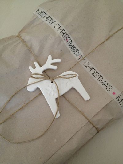 Deer details gift wrap ♥