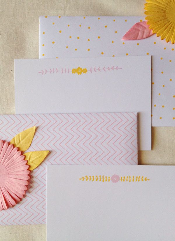 Free Printable Stationery Set from That's Happy