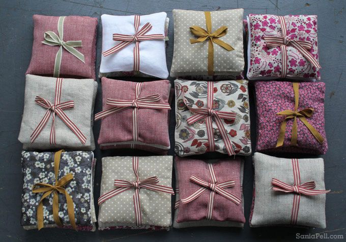 Homemade lavender bags by Sania Pell