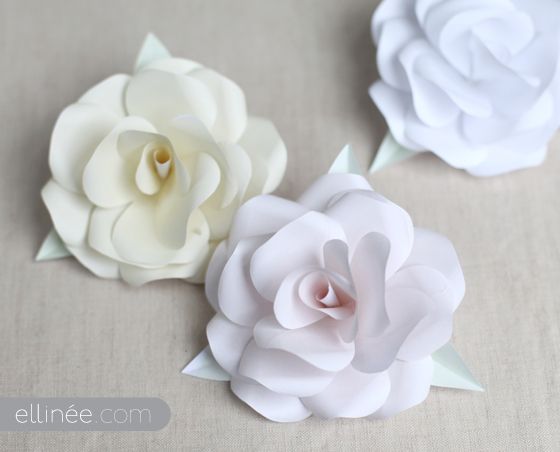 How to Make a Paper Rose | Ellinée | handcraft your life