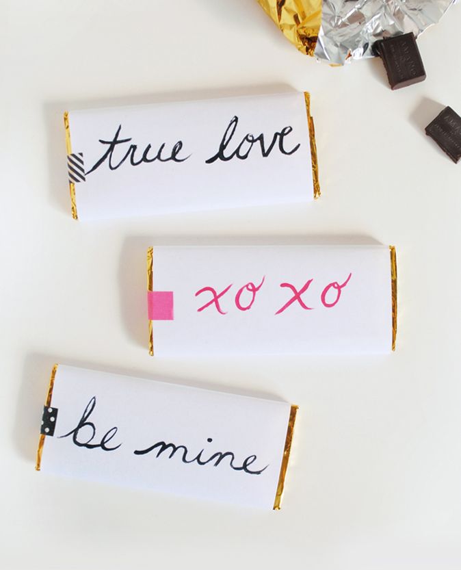 Printable Candy Bar Wrappers from MerMag