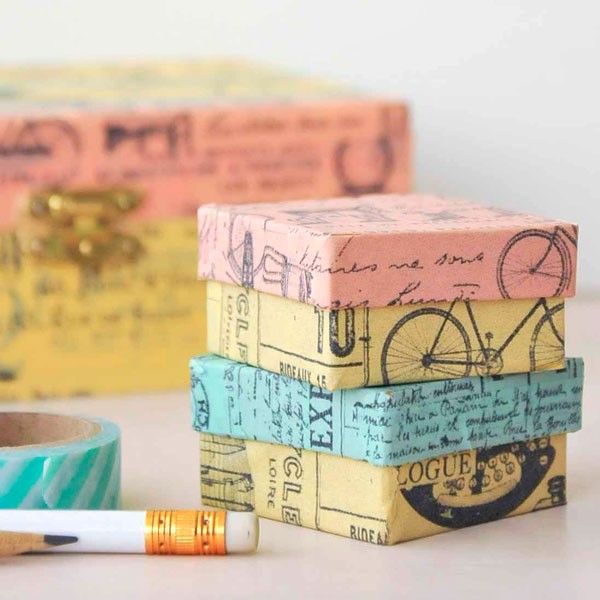 Vintage Washi Boxes - perfect for housing your precious trinkets and treasures!