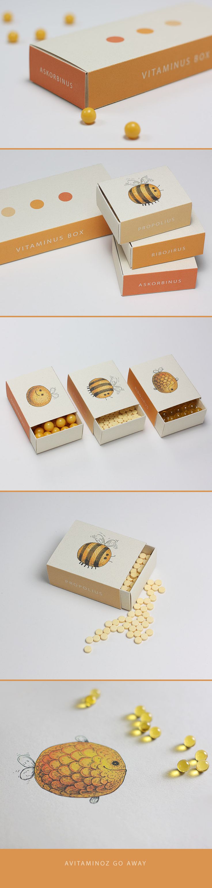 Vitaminus Box, Упаковка © Serg Tropov so cute vitamin #packaging PD