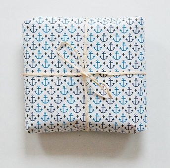 anchor wrapping paper