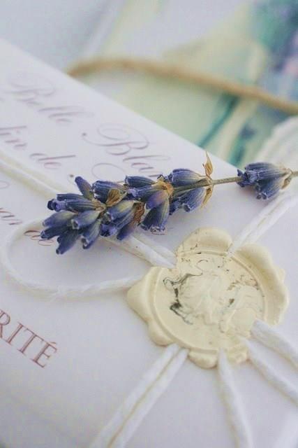 lavender and wax seal