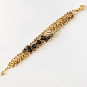 beaded chain bracelet