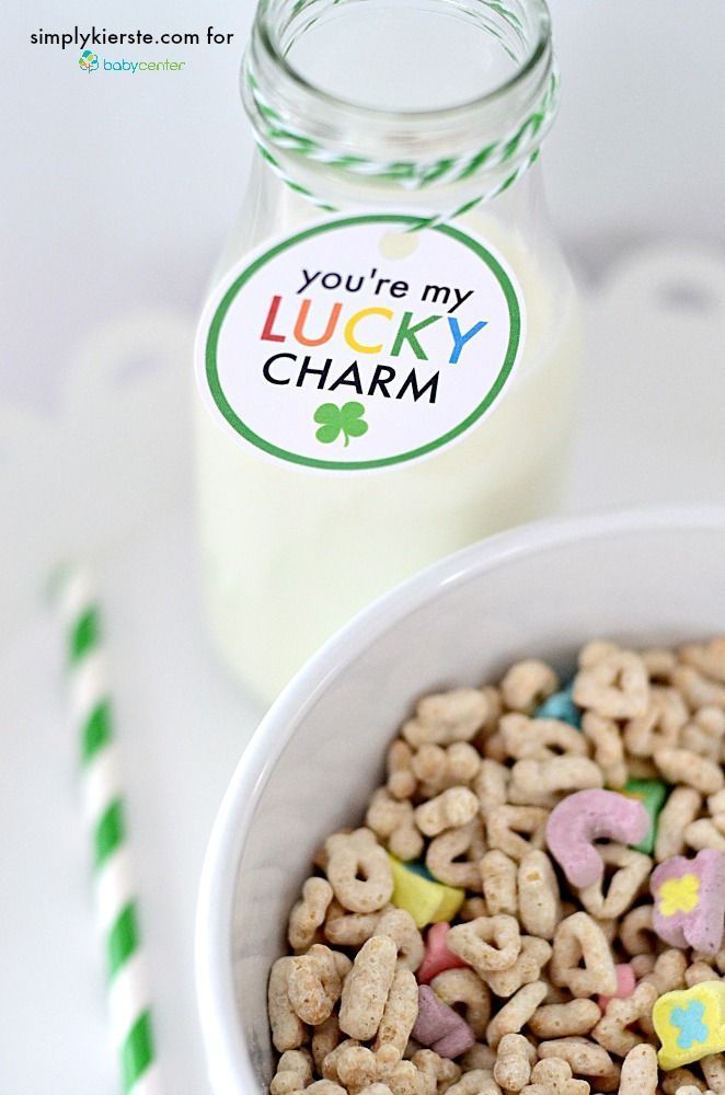 Lucky Charms make an adorably simple St. Patrick's Day breakfast, and I'...