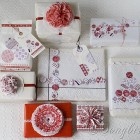 Christmas Gift Wrapping Ideas in Red and White