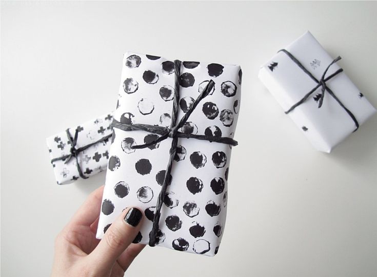 DIY gift wrapping