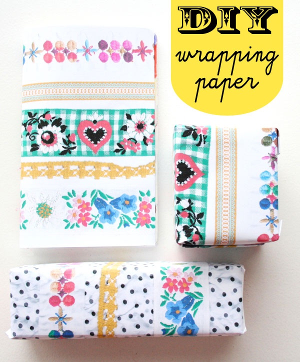 How To: DIY wrapping paper