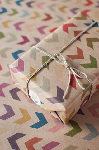arrow wrapping paper