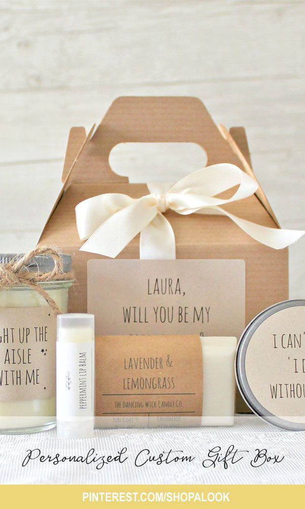 Bridesmaid Proposal Box / Maid - Matron of Honor Proposal / Bridesmaid Gift / Li...
