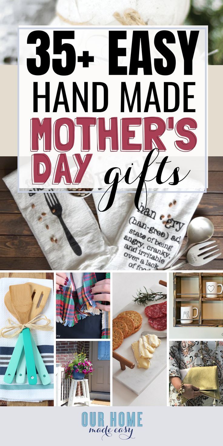 Save money this Mother's Day! Here are more than 35 easy homemade gifts for you ...
