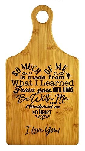 Special Love Poem Cutting Board. Gifts for mom from daughter. Mothers Day gift i...