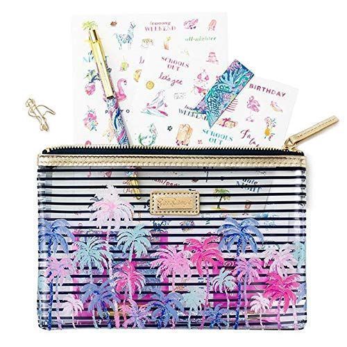 Lilly Pulitzer Agenda Stationery Pack in Desert Palm | Cute bullet journal suppl...