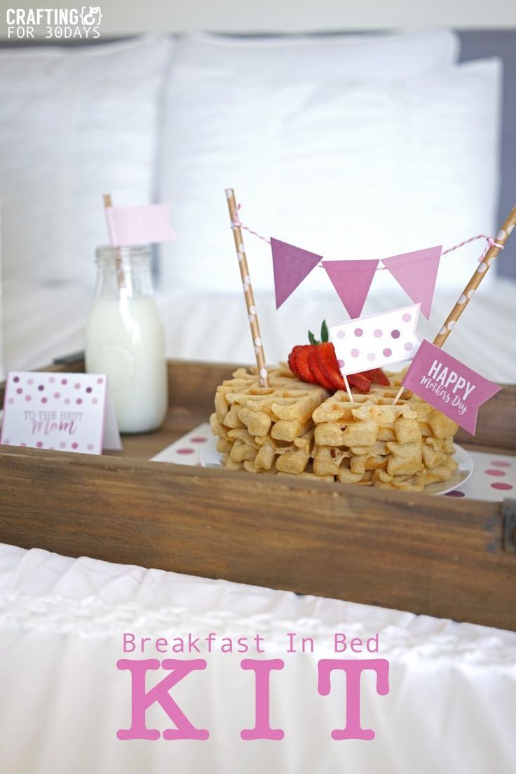 Breakfast in Bed Kit for Mother's Day