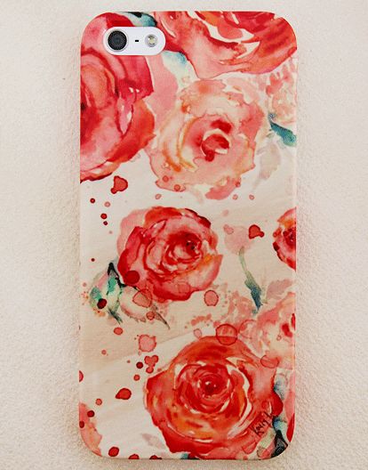 Love the new watercolor iphone cases from Momental Designs!