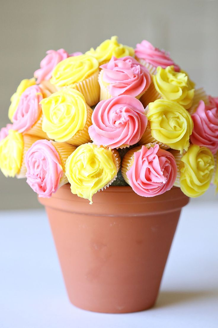 Cater to grandma's sweet tooth this Mother's Day with a pretty cupcake bouquet. ...