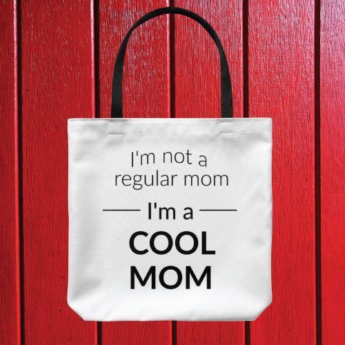 I love the mom quote on this stylish tote bag. It makes a perfect gift for your ...
