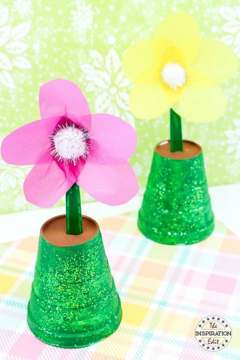 These DIY flowers will last four countless Mother's Days to come!  #holiday #mot...