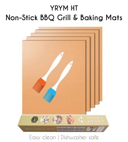 YRYM HT Grill/Baking Mat - Make baking more fun for mom (Best Mother's Day G...