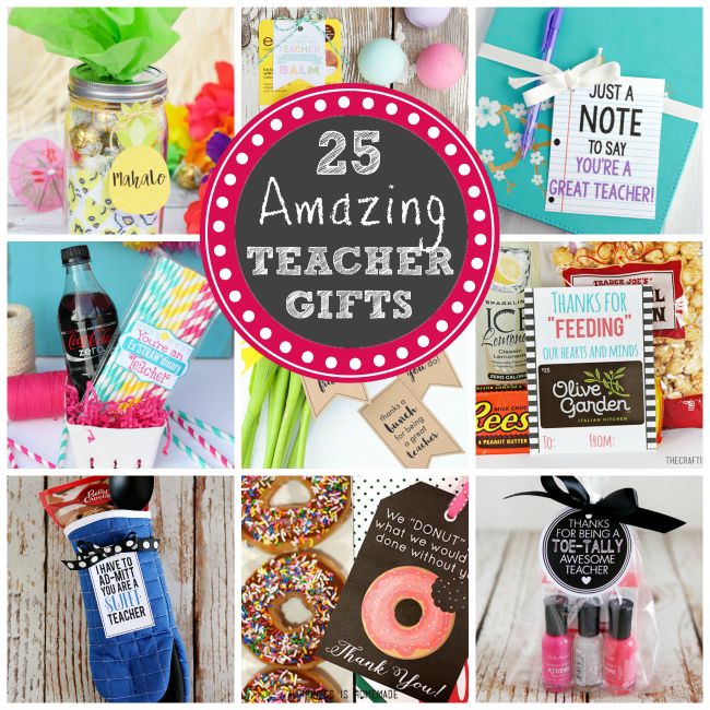 If you're searching for fun teacher appreciation gifts to say thank you to some ...