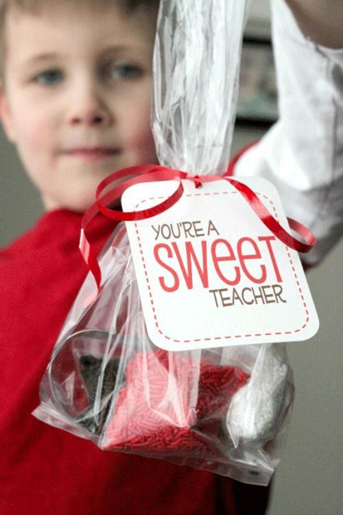 We always like to get a little something for our teachers. They do so much, they...