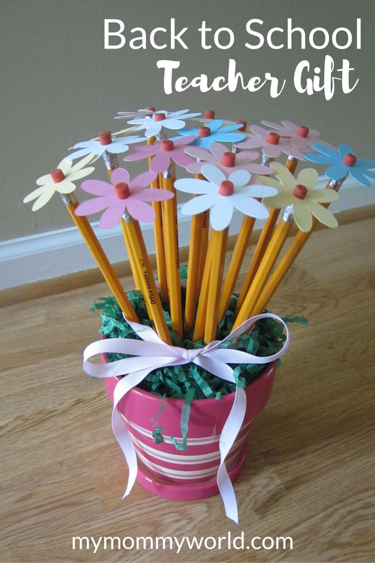 What teacher would't like to have a pretty bouquet of flowers on their first...