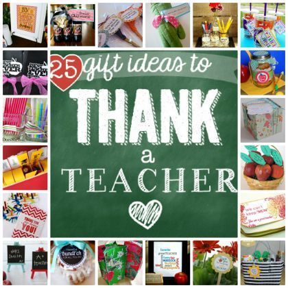 25 of The best teacher appreciation ideas! Free printables and gift ideas!