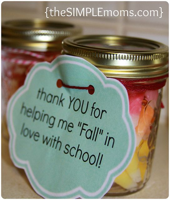 Fall teacher gift idea