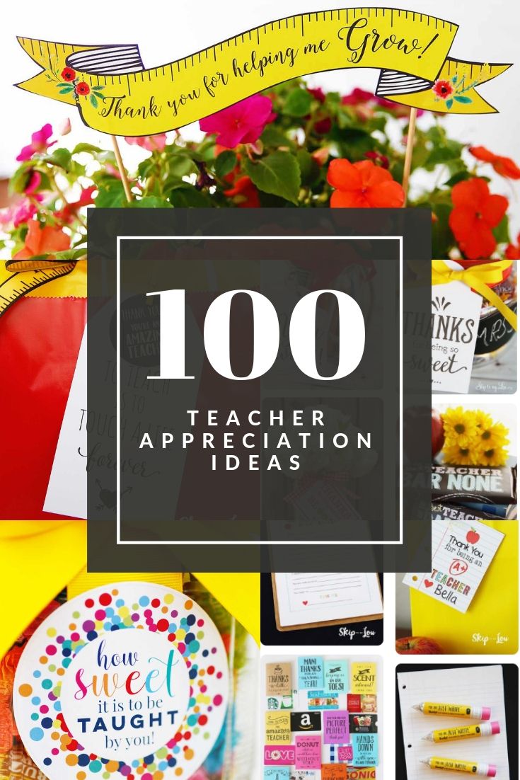 Find the perfect teacher gifts and celebrate with these teacher appreciation ide...