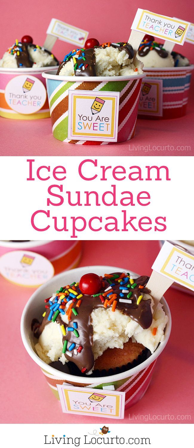 How to make the cutest Ice Cream Sundae Cupcakes! Easy and fun Party or Gift Rec...