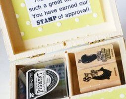 Stamp of Approval Gift {teacher appreciation}