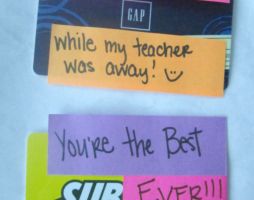Substitute Teacher Appreciation by Somewhat Simple