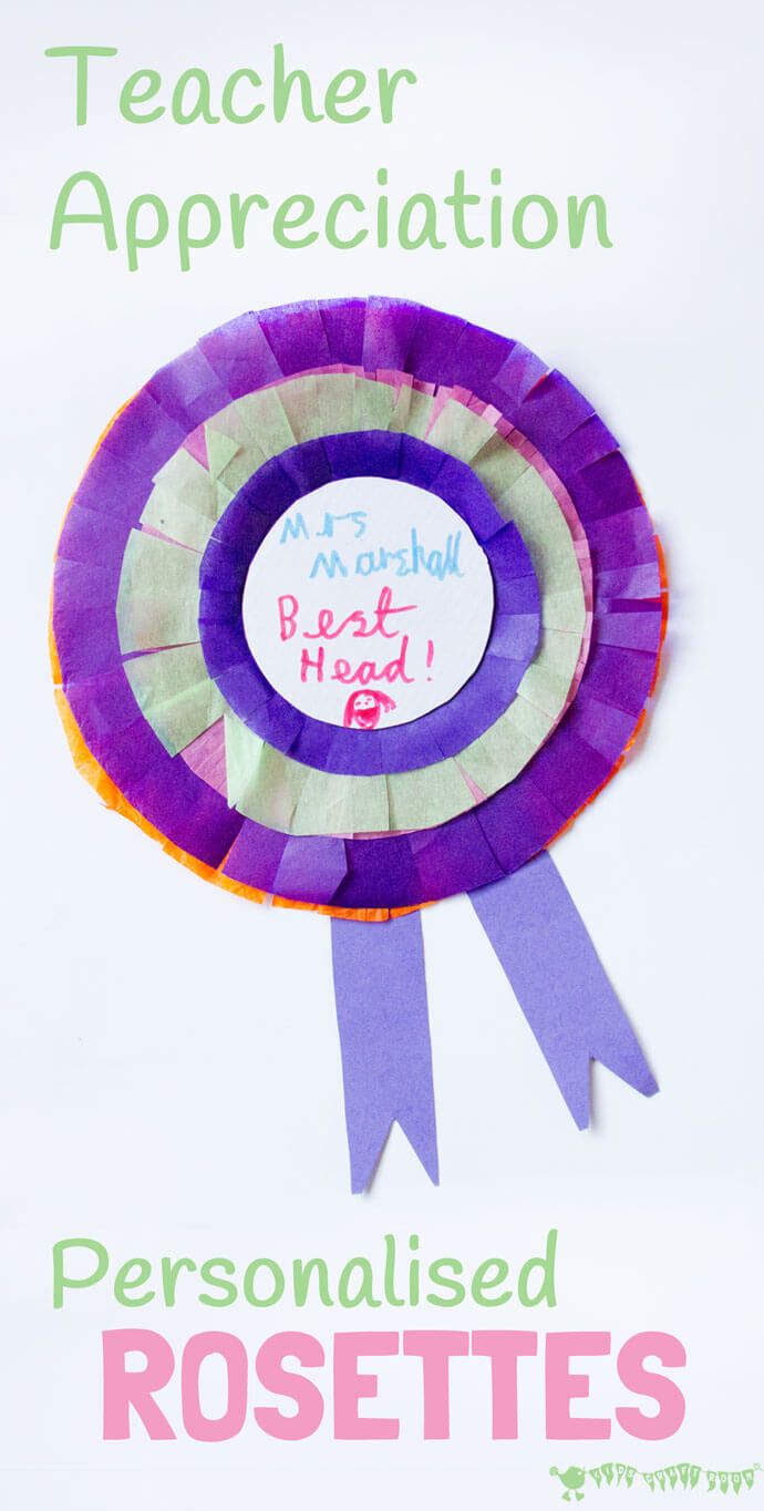 Teacher Appreciation Gift Rosettes by Kids Craft Room | Teacher Appreciation Ide...