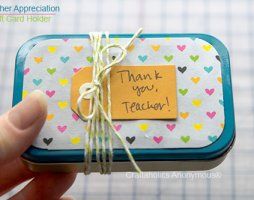 Teacher Gift Card Holder by Craftaholics Anonymous
