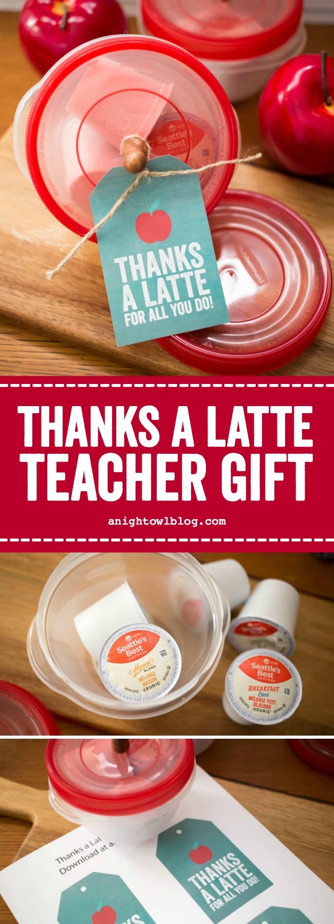 Thank a teacher making a difference in your child’s life with a Thanks a Latte...